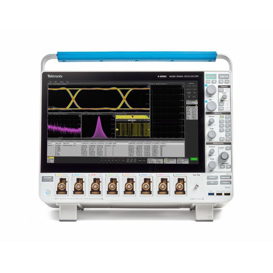 Tektronix MSO68B/6-BW-6000 Mixed Signal Oscilloscope, 8+64 CH, 6 GHz, 25-50 GS/s, 6 Series B MSO