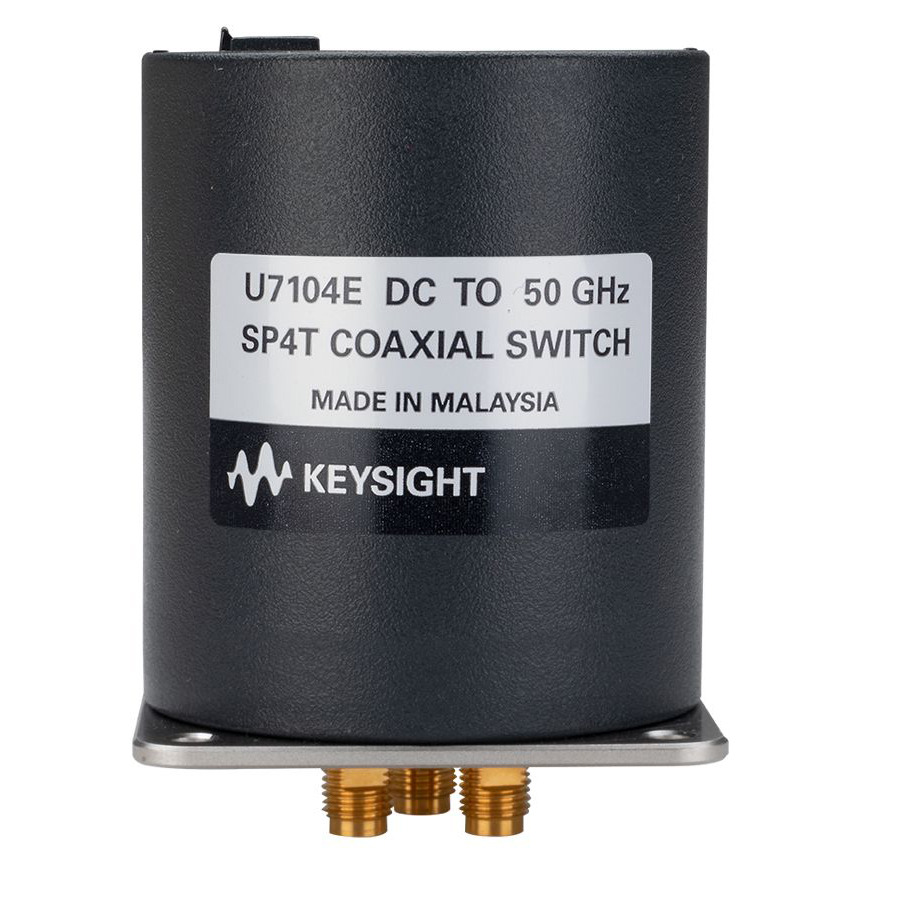 Keysight U7104E/200 Electromechanical Switch, Multiport, SP4T, DC to 50 GHz, Terminated