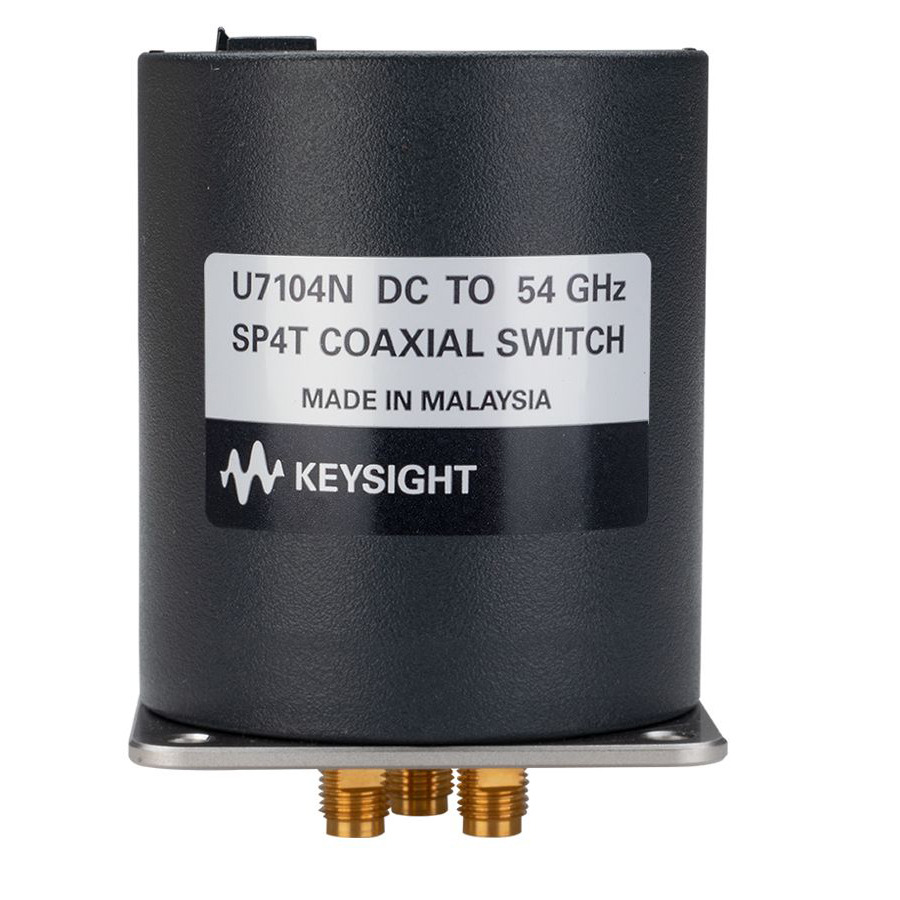 Keysight U7104N/200 Electromechanical Switch, Multiport, SP4T, DC to 54 GHz, Terminated