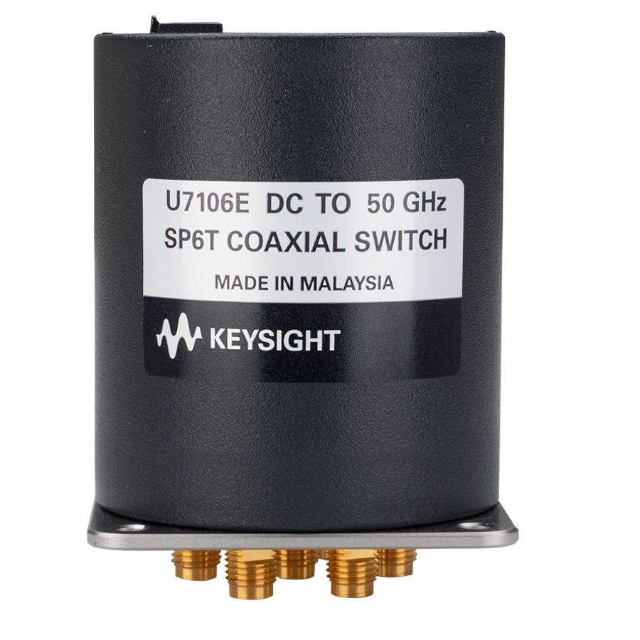 Keysight U7106E/200 Electromechanical Switch, Multiport, SP6T, DC to 50 GHz, Terminated