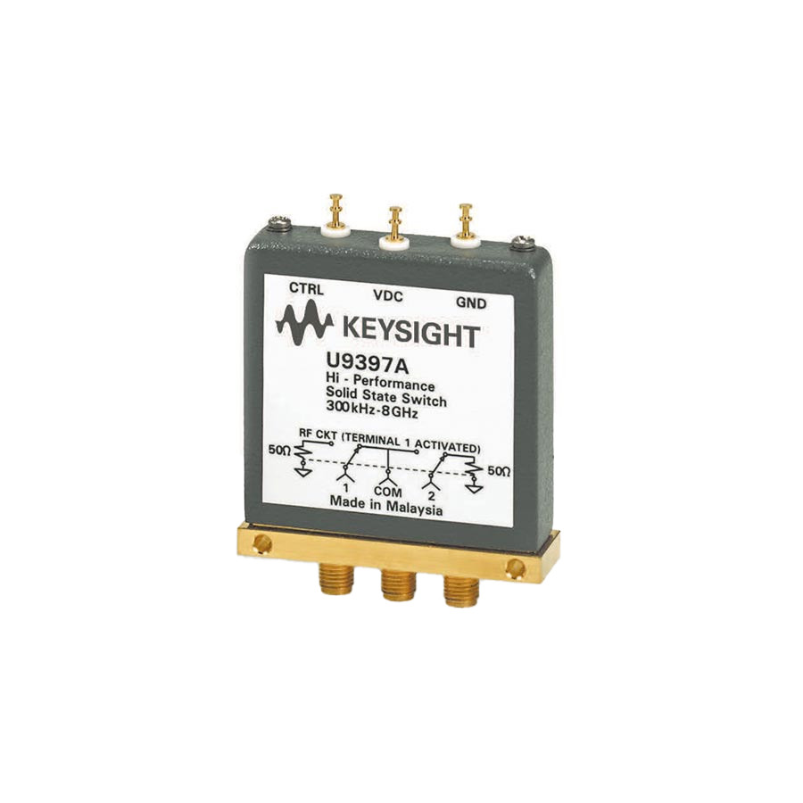 Keysight U9397A FET Solid State Switch, 300 kHz to 8 GHz, SPDT