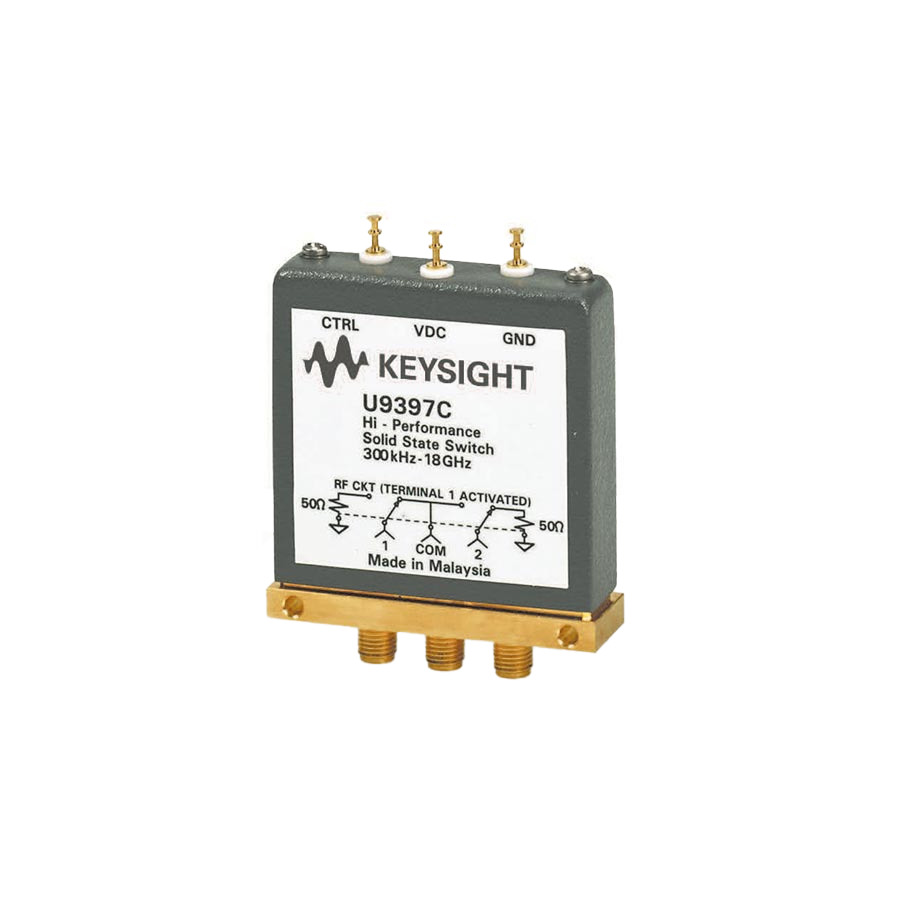 Keysight U9397C FET Solid State Switch, 300 kHz to 18 GHz, SPDT