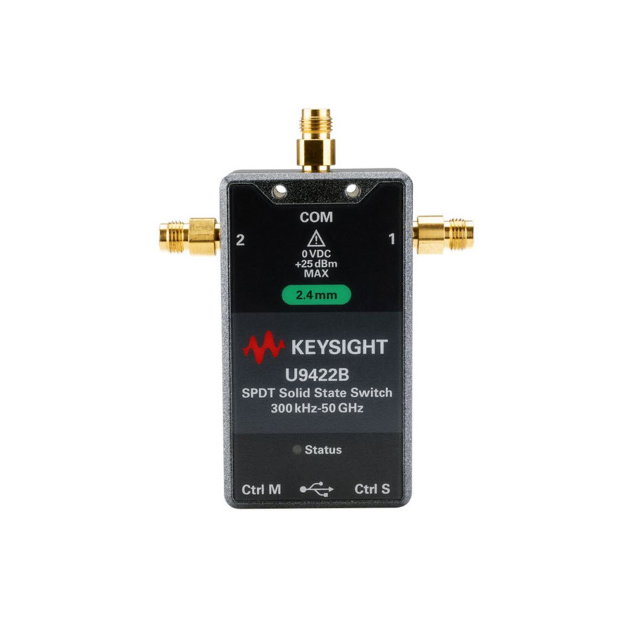 Keysight U9422B/002/201/301 Solid State FET Switch, 300 kHz-50 GHz, SPDT, USB, U942xA/B/C Series