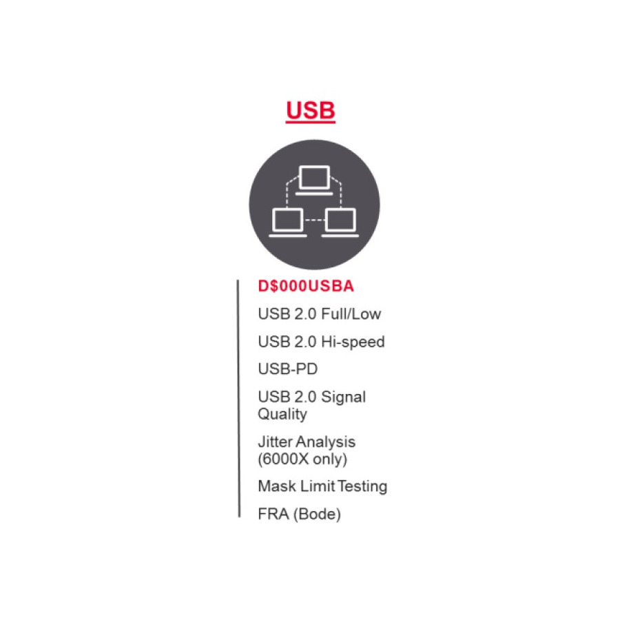 Keysight D4000USBA/R-B5K-001-A/R-B6K-001-L USB Test Software for 4000 X-Series