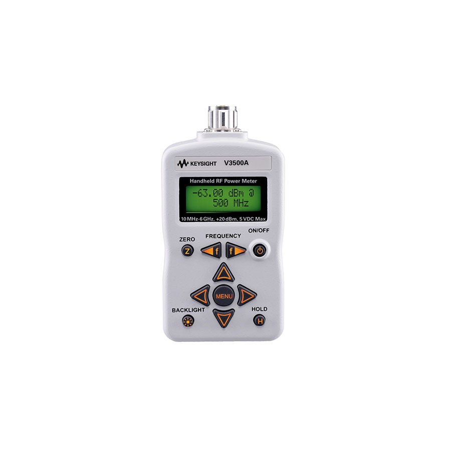 Keysight V3500A Handheld RF Power Meter, 10 MHz to 6 GHz, -63 dBm to +20 dBm, USB