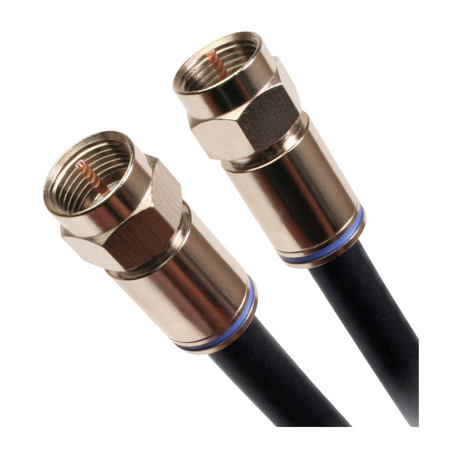 Quest Technology VFC4106 Compression Cable, 75 Ohm, MM, RG6 Quad, F