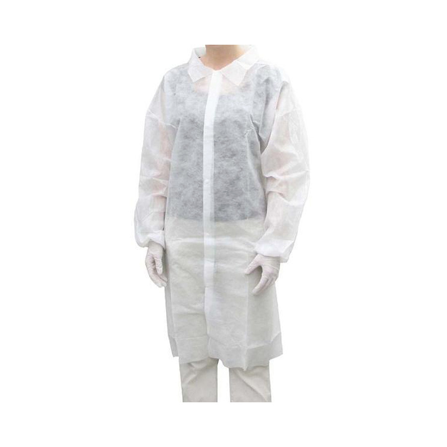 TestEquity: Valutek VTLBCT-3X Cleanroom Labcoat, No Pocket, Snap