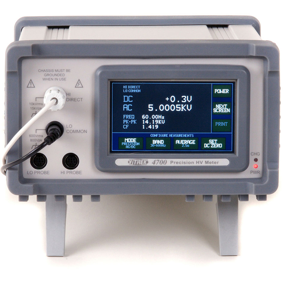 Vitrek 4700 Hipot Tester and Calibrator, Dual Input, Precision High Voltage Meter, AC/DC 10 kV, True RMS, 4700 Series