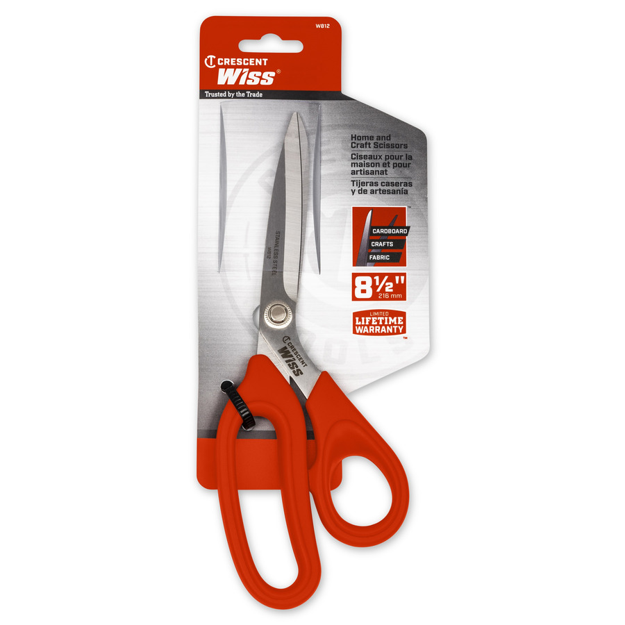 TestEquity: Crescent Wiss W812 Scissors, Serrated, Household