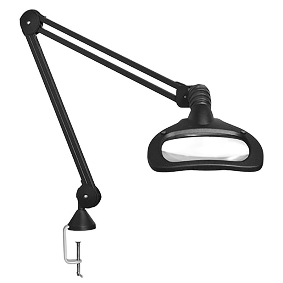 Vision-Luxo WAL025975 Wave LED Magnifier, ESD, 30" Arm, 5 Diopter Lens and Clamp