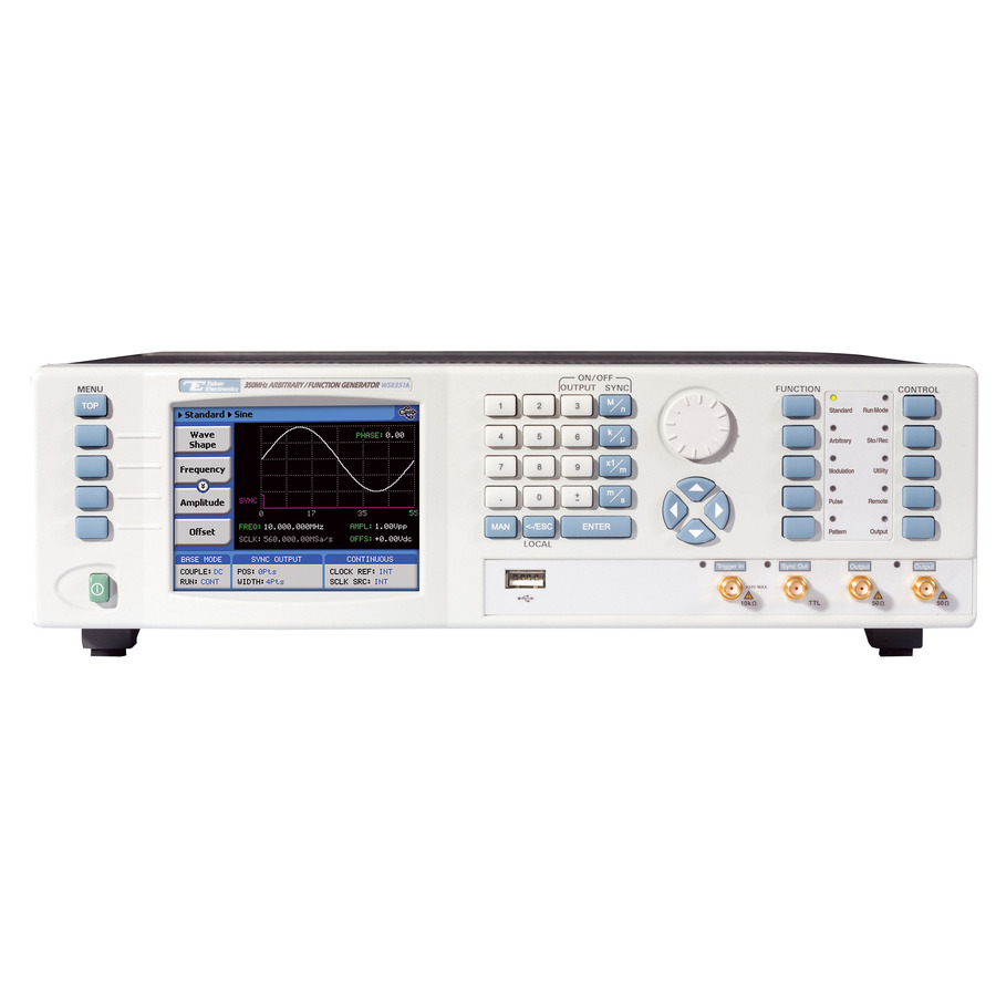 Tabor WS8351A Arbitrary/Function Generator, Single Channel, 350MHz, WS Series