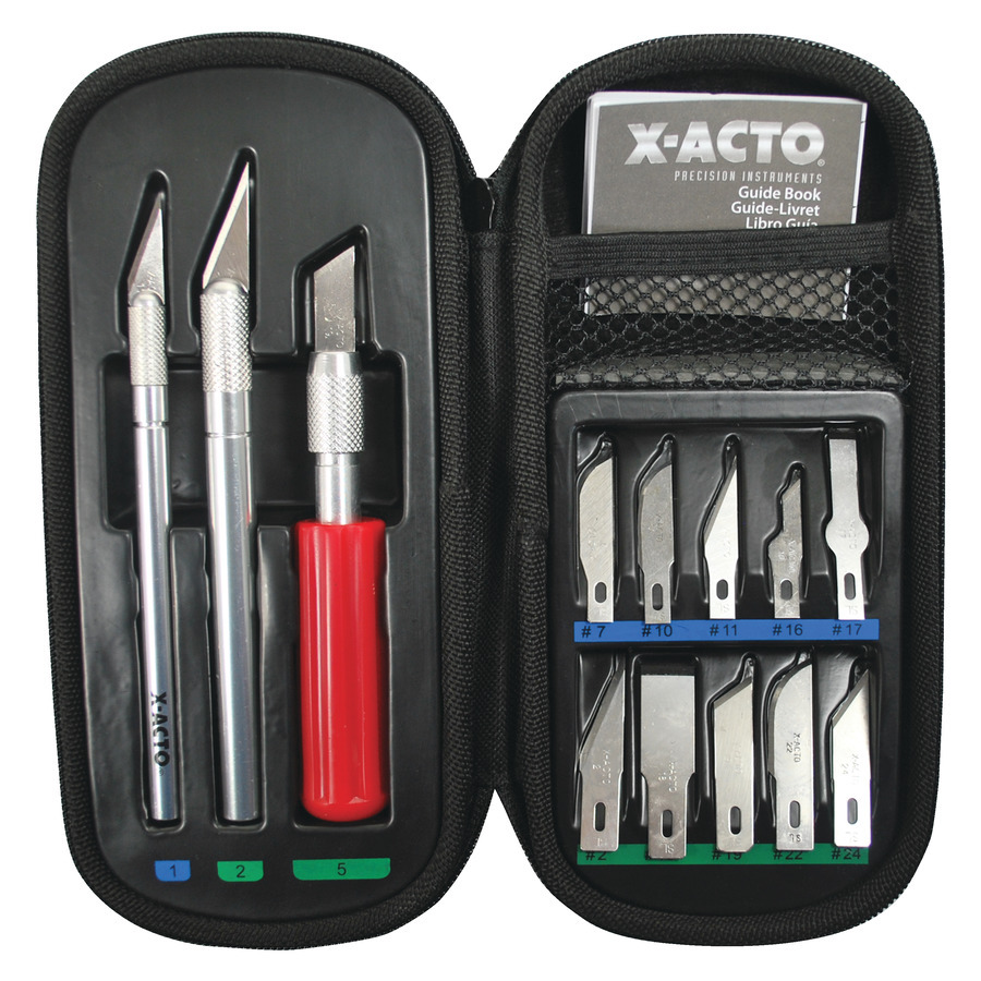TestEquity: X-Acto X5285 Basic Knife Set with Zipper Case