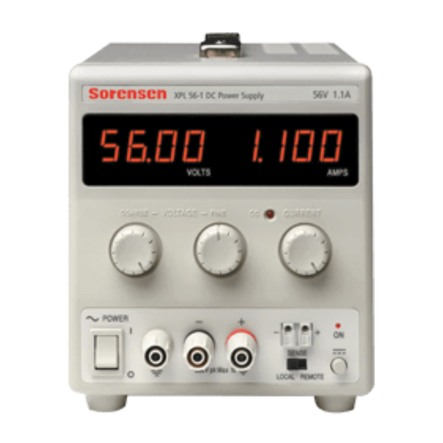 TestEquity: Sorensen XPL56-1 DC Power Supply, Single Output