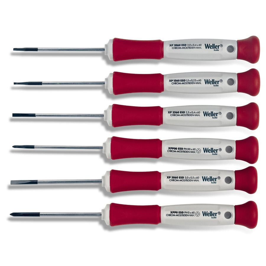 TestEquity: Weller Xcelite XPTX600 6-Pc ESD-Safe Standard Torx