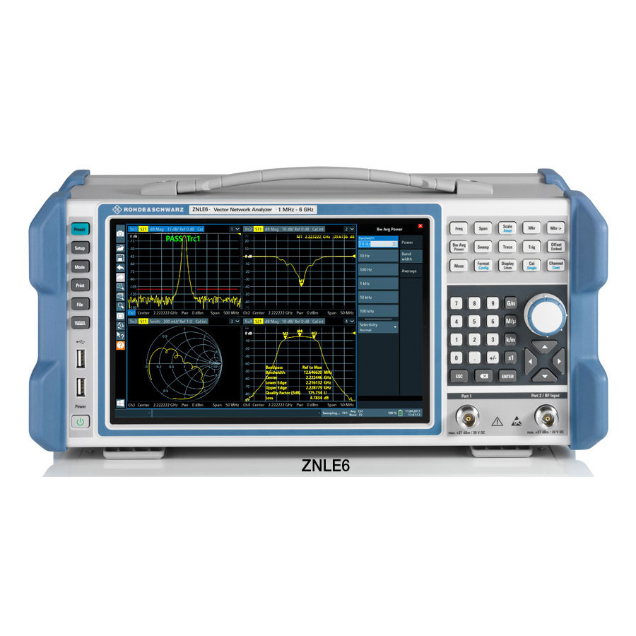 TestEquity: Rohde & Schwarz ZNLE3 Vector Network Analyzer, 2 Port