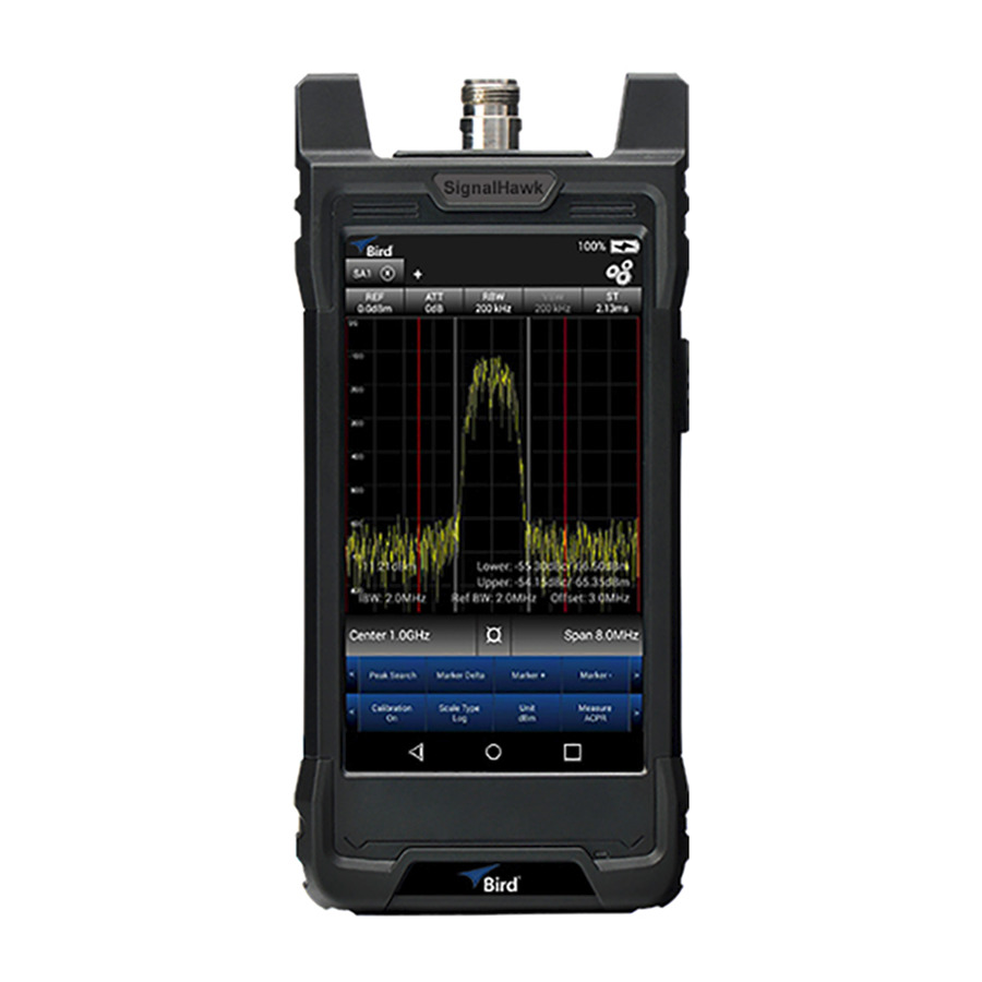 Bird SH-60S-TC Handheld Spectrum Analyzer, 9 kHz - 6 GHz, DANL to 20 dBm, SignalHawk Series