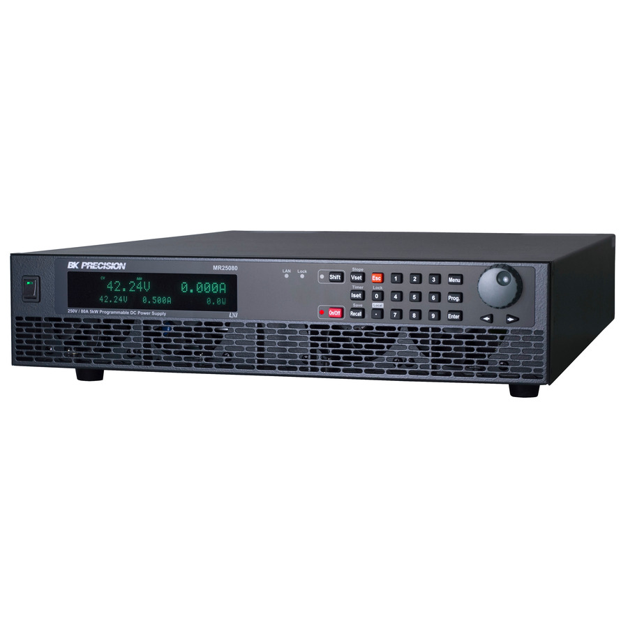 B&K Precision MR25080 DC Power Supply, 250 V, 80 A, 5 kW, High Voltage, Multi-Range, MR Series