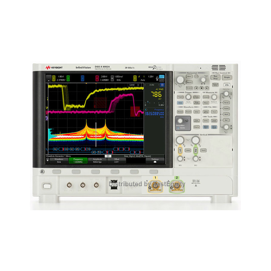 Keysight DSOX6002A Digital Oscilloscope, 1 GHz, 2 Channel, 20 GS/s, 4 Mpts, 6000X Series