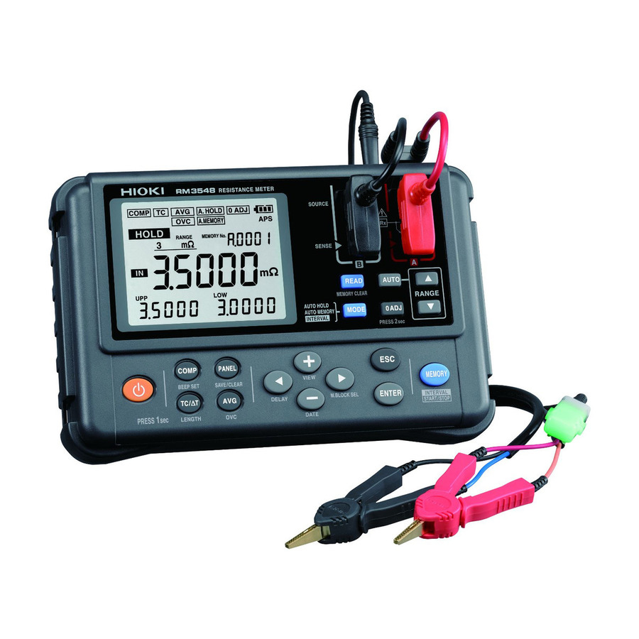 Hioki RM3548 Resistance Meter