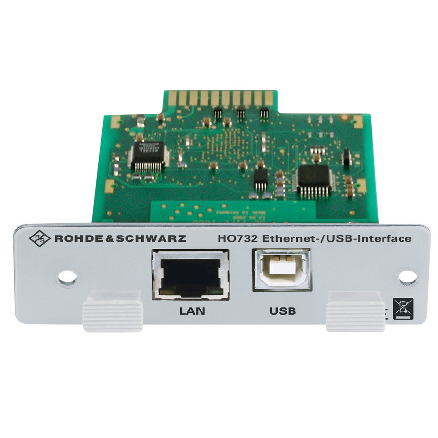 Rohde & Schwarz HO732 Dual Interface Board Option, Ethernet and USB, for HMS, HMP, HMF, HMO series