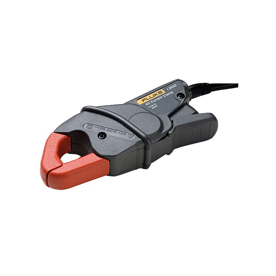 Fluke i200 AC Current Clamp, Dual Range 20A and 200A, BNC Connector