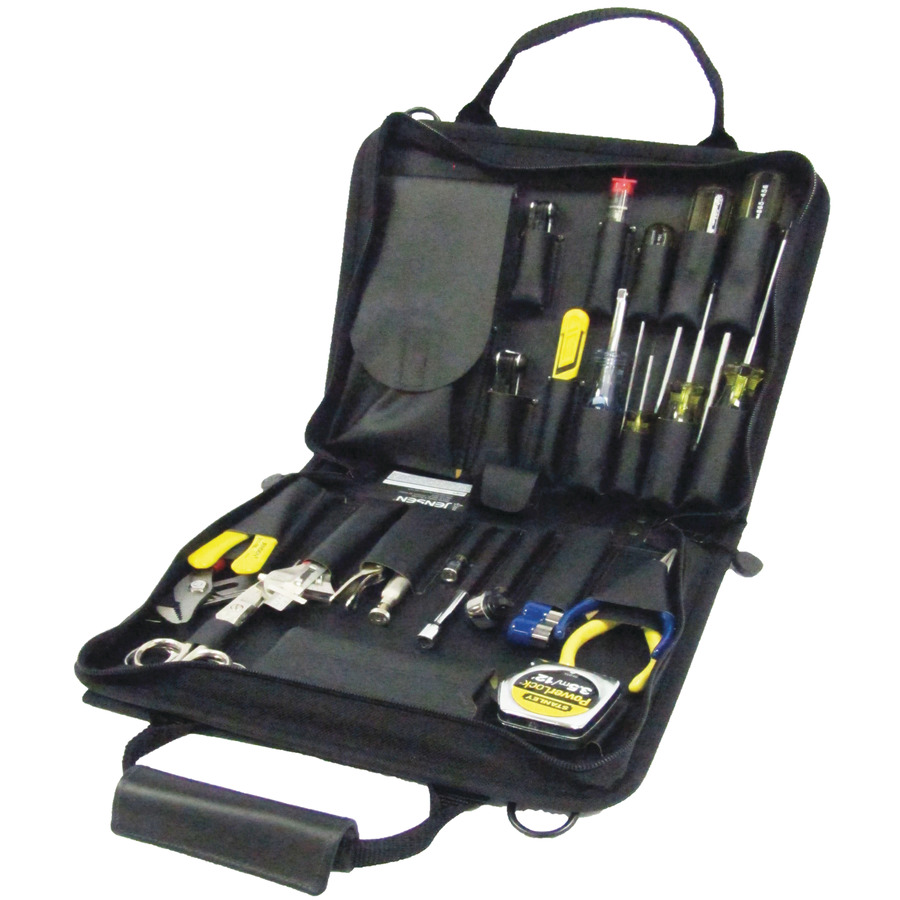 Jensen Tools JTK-10BK General Electronic Service Kit in Black Ballistic Nylon Case