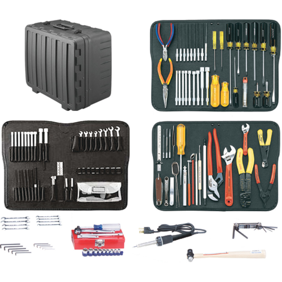 Jensen Tools JTK-17RRT3 Inch/Metric Tool Kit in X-Rugged Rota-Tough Case