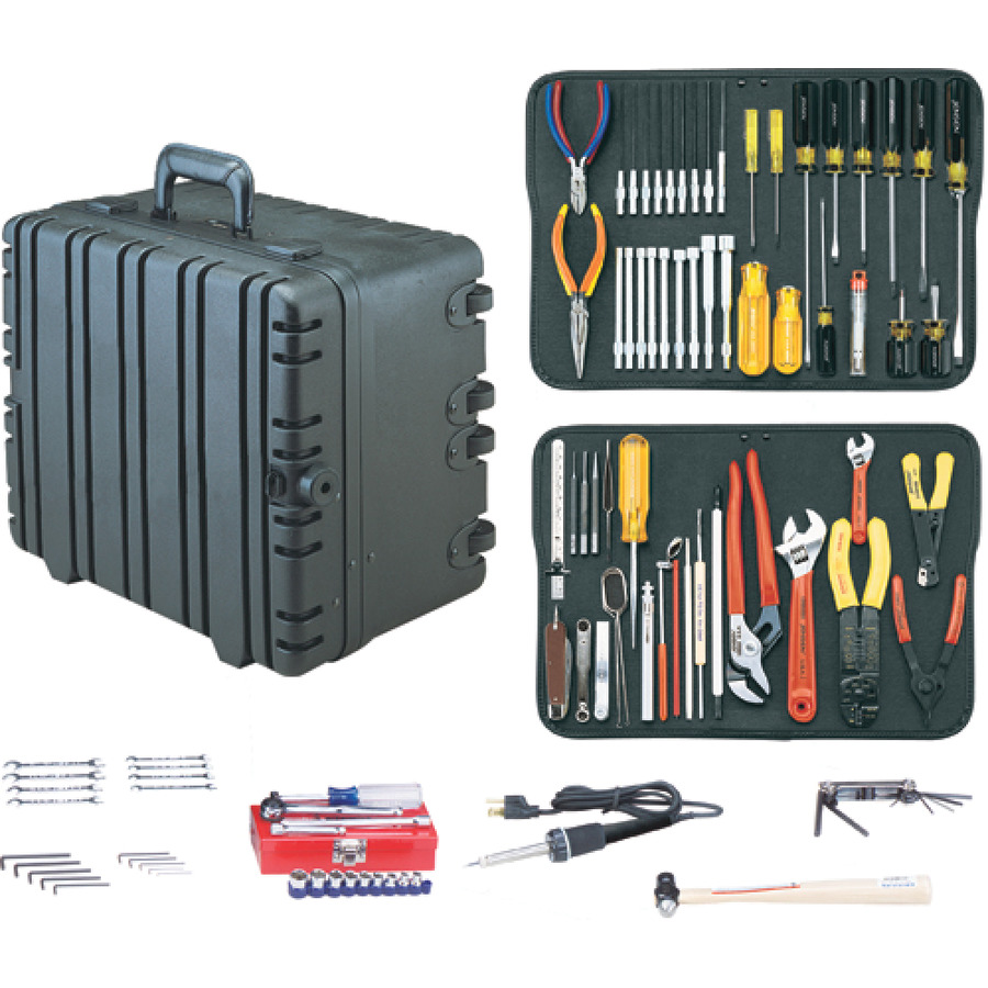 Jensen Tools JTK-17WR Kit in 12" Roto-Rugged<special id="1">™ wheeled case