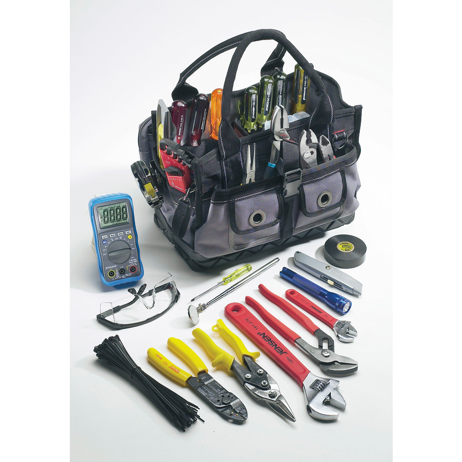 TestEquity: Jensen Tools JTK-28D HVAC Open Mouth Tool Bag/Kit with DMM