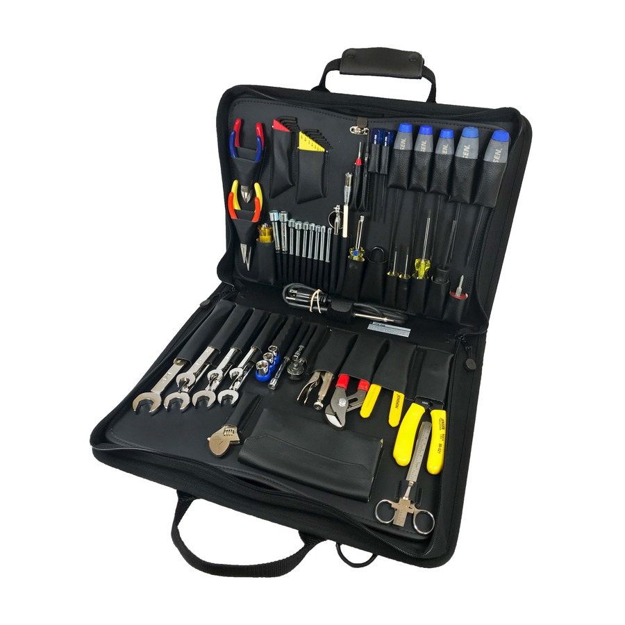 Jensen Tools JTK-32Z Electronic Equipment Installation & Service Kit in Single Black Cordura Case