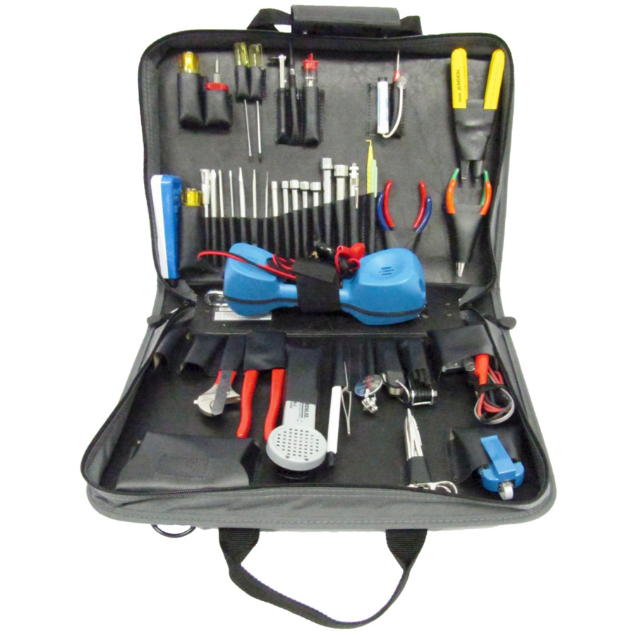 Jensen Tools JTK-46W Communications Kit with Test Equip. in Single Gray Cordura Case