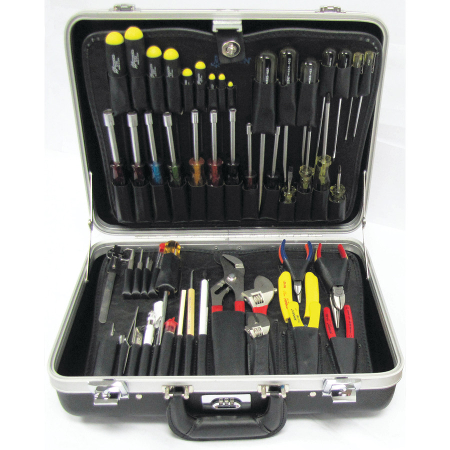 Jensen Tools JTK-55BXP Field Service Tool Kit in Deluxe Poly Case, 17-3/4 x 12-3/4 x 5"