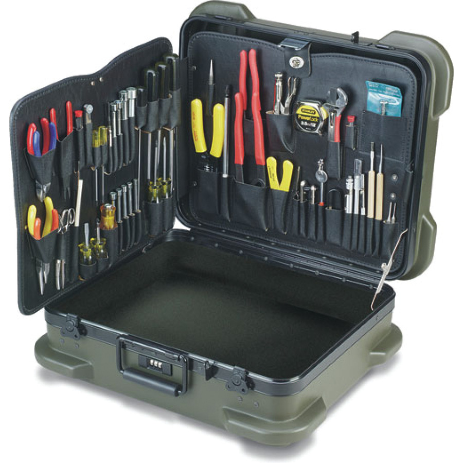 Jensen Tools JTK-87R Kit in Olive Rugged Duty Case