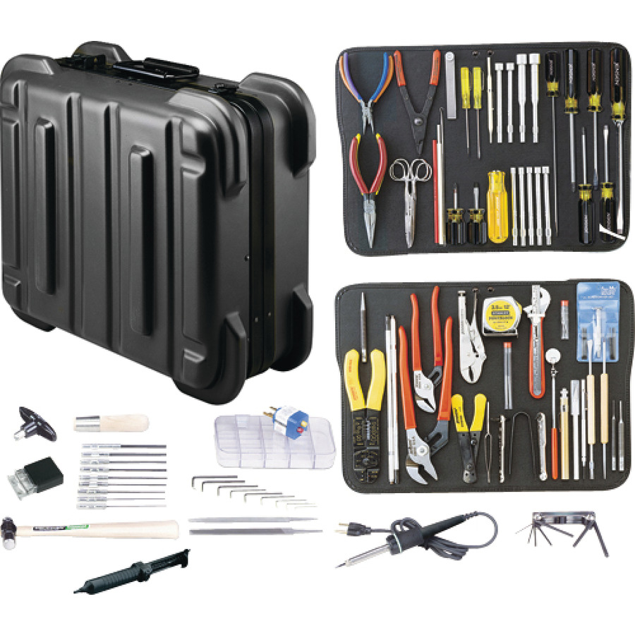 Jensen Tools JTK-87RB Kit in Black Rugged Duty Case