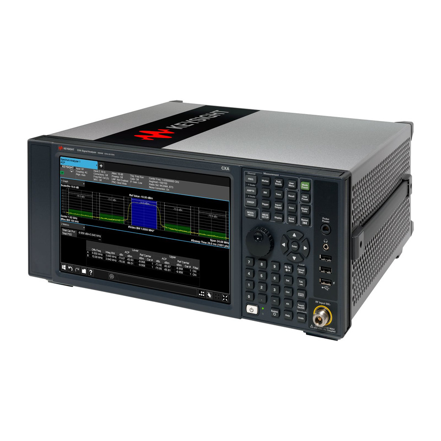 Keysight N9000B/070 Signal Analyzer Bundle, 7 GHz, Preamp, Attenuator, Reference, CXA X-Series