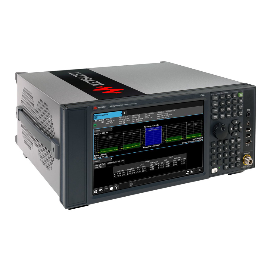 Keysight N9000B/026 Signal Analyzer Bundle, 26.5 GHz, Preamp, Attenuator, Reference, CXA X-Series