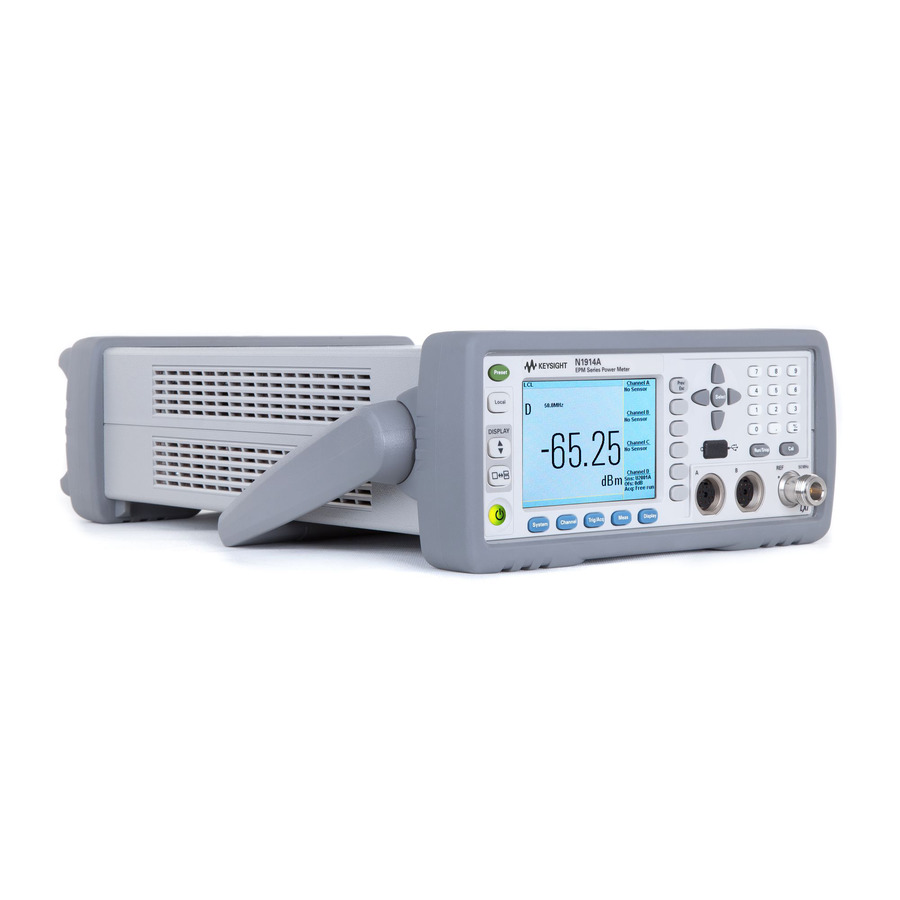 Keysight N1914A/005/101/908 Power Meter, Dual-Channel, 9kHz to 110GH, EPM Series