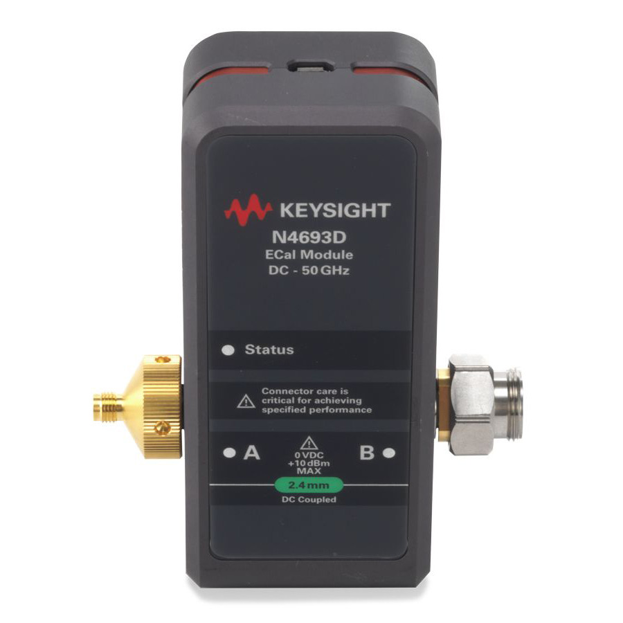 Keysight N4693D/100/F0F Electronic Calibration Module, 100MHz-50 GHz, 2.4 mm, 2 Port, N469xD Series