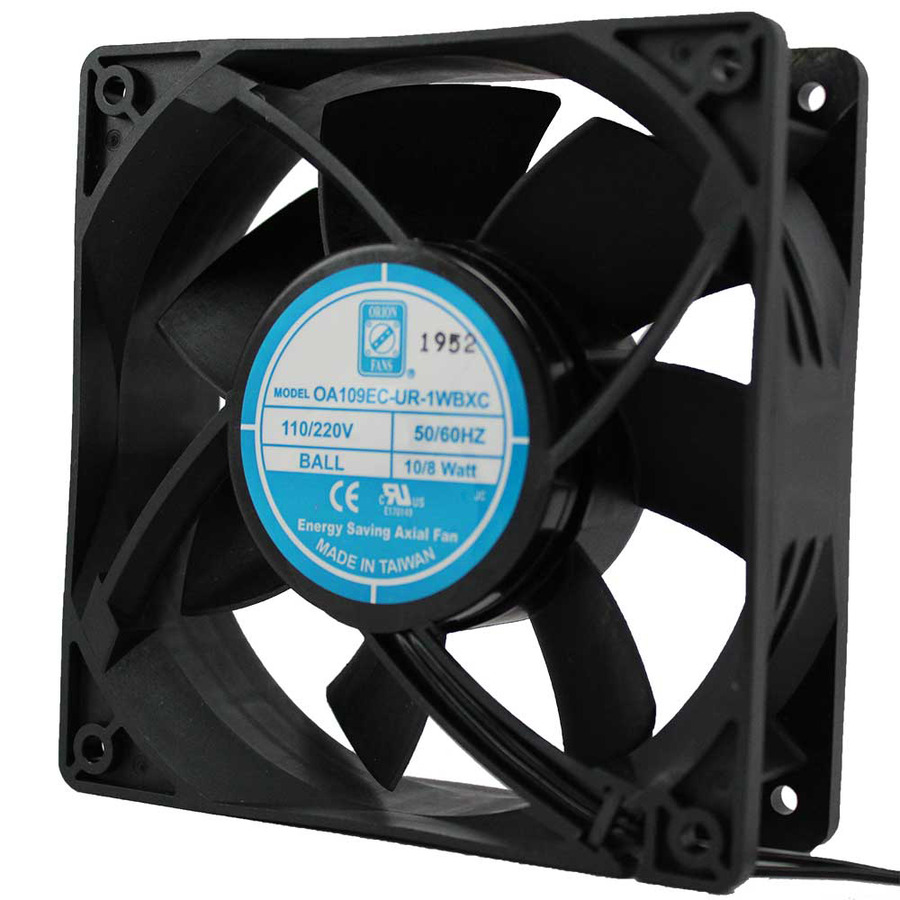 Orion Fans OA109EC-UR-1TBXC EC Fan, 110/220V, Universal Voltage, 120x120x38mm, OA109EC-XC Series