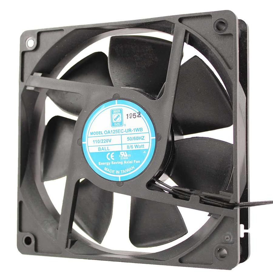 Orion Fans OA125EC-UR-1WB EC Fan, 110/220V, Universal Voltage, 120x120x25mm, OA125EC Series