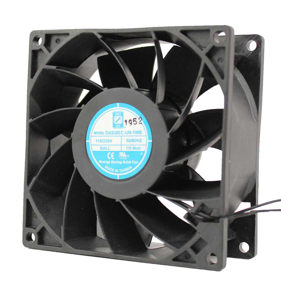 Orion Fans OA938EC-UR-1WB EC Fan, 110/220V, Universal Voltage, 92x92x38mm, OA938EC Series