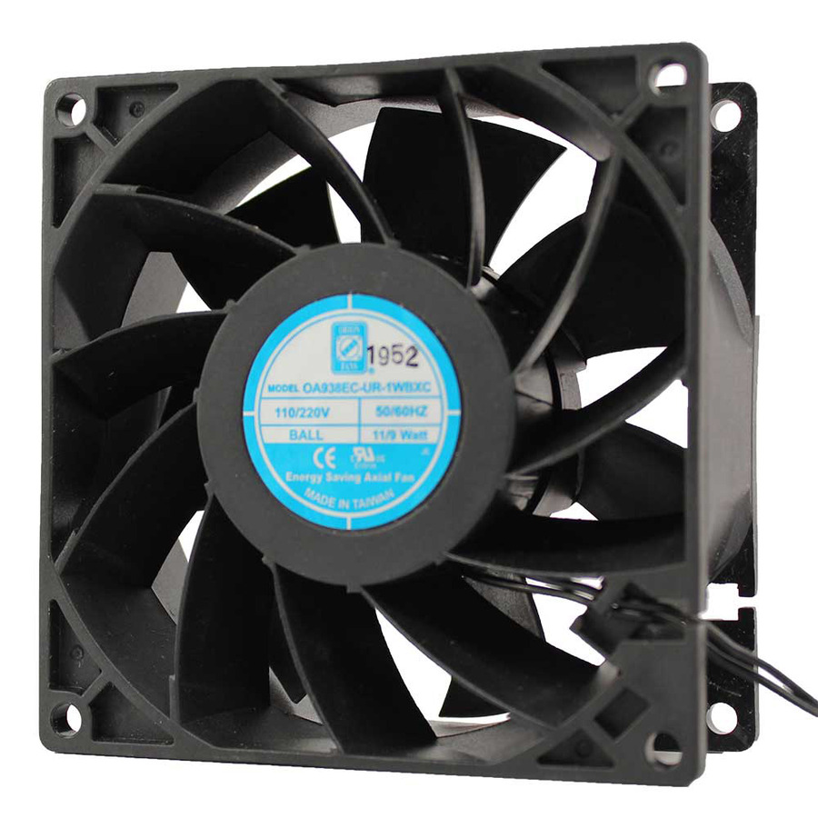 Orion Fans OA938EC-UR-1WBXC EC Fan, 110/220V, Universal Voltage, 92x92x38mm, OA938EC-XC Series