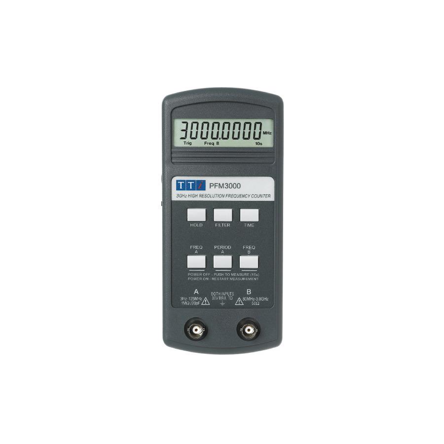 Aim-TTi PFM3000 Handheld RF Frequency Counter, 3GHz, 8.5 Digits