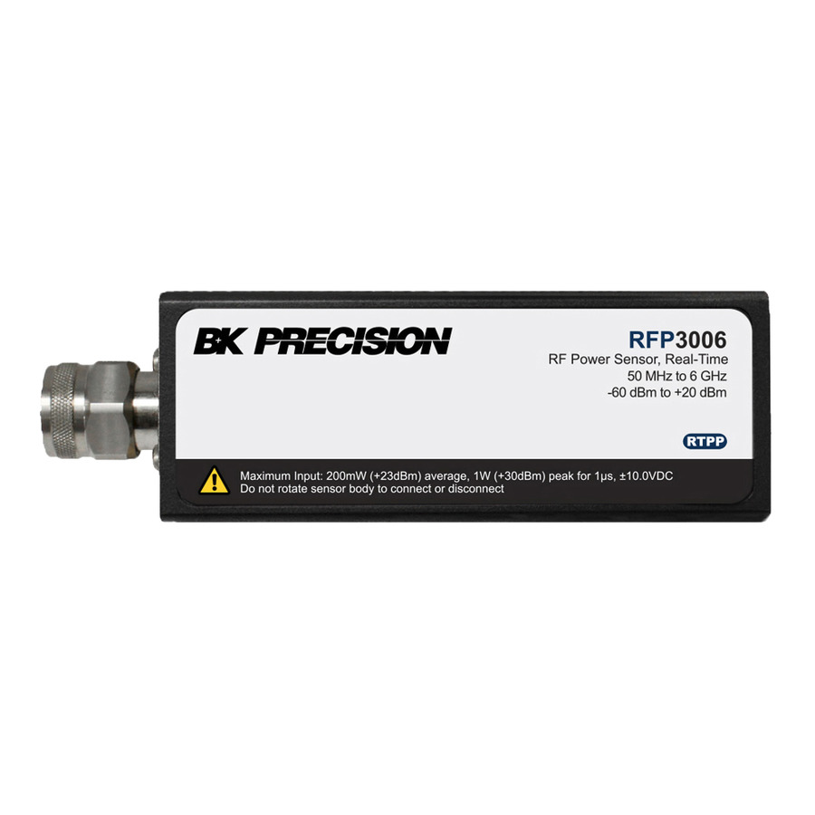 B&K Precision RFP3018 RF Power Sensor, 18 GHz, Real-Time, RFP3000 Series