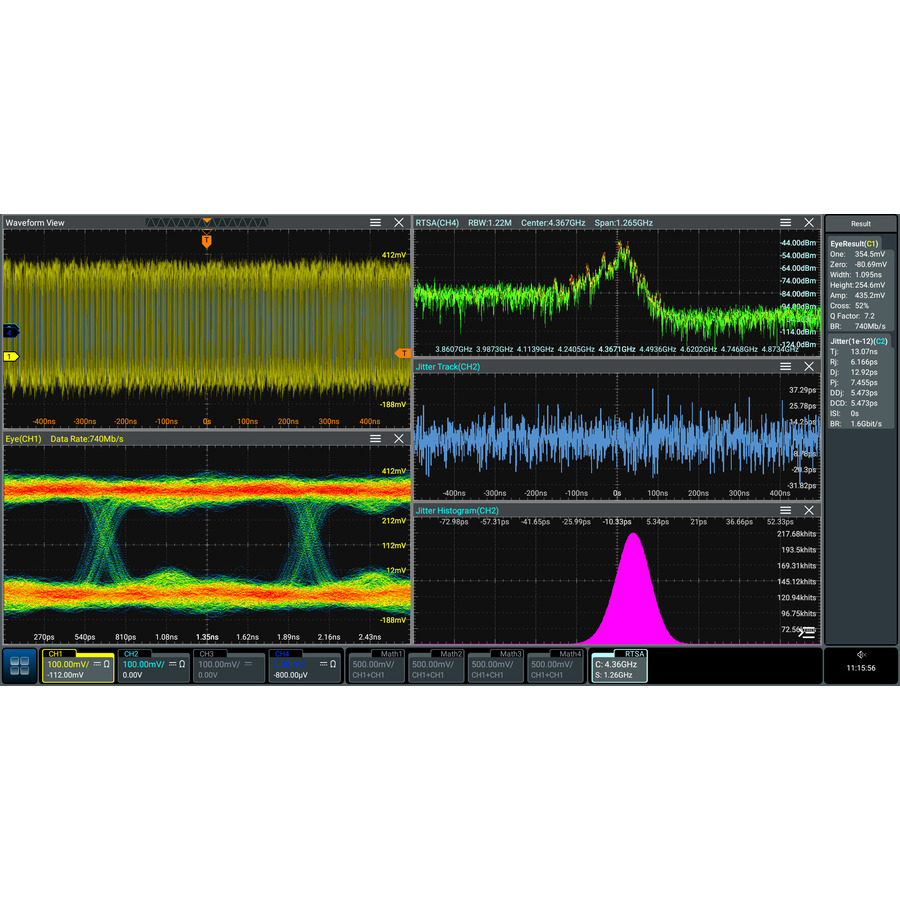 RIGOL DS70000-ENETC Pre-compliance Test Software, for 10/100/1000 Mb/s Ethernet, DS70000 Series