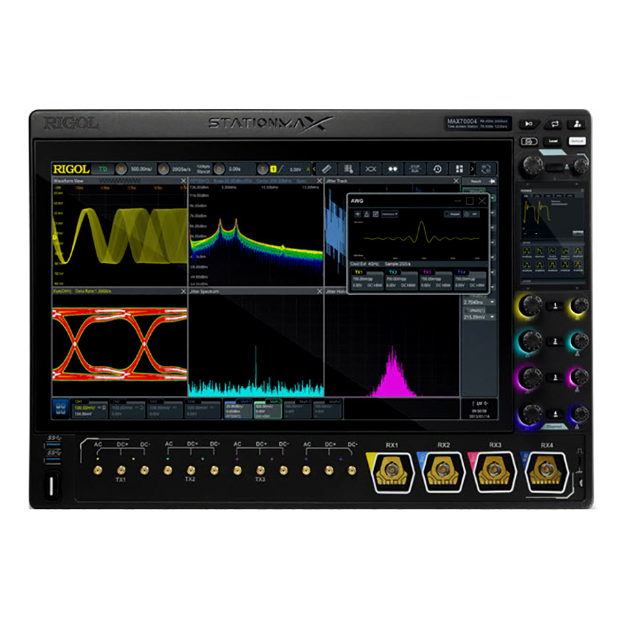 RIGOL DS70504 Digital Oscilloscope, 5GHz, 4 Channel, 20GS/s, 500Mpts, 15.6 Display, DS70000 Series