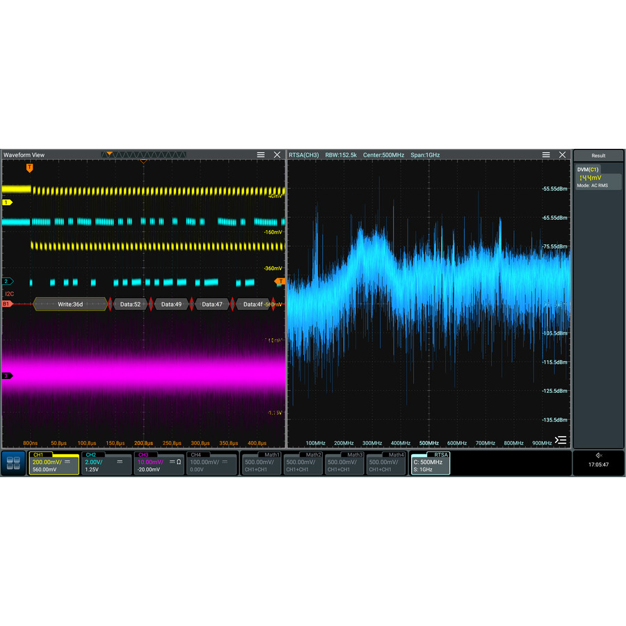 RIGOL DS70000-AUDIOA Audio Serial bus Trigger and Analysis Option, I2S, DS70000 Series