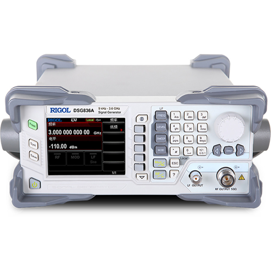 RIGOL DSG836-OCXO RF Signal Generator, 9kHz to 3GHz, 0.01Hz Res, OCXO Clock, DSG800A Series