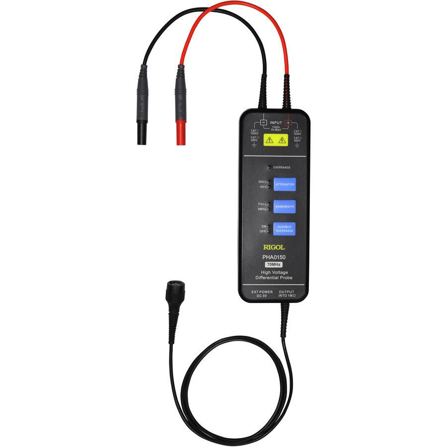 RIGOL PHA0150 Differential Voltage Probe, 70 MHz, 1500 V, PHA Series