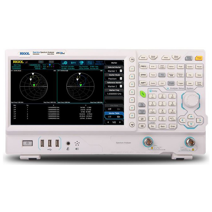 RIGOL RSA3030N-OCXO RF Real-Time Spectrum Analyzer, 3GHz, 10MHz RTBW, OCXO Clock, RSA3000N Series